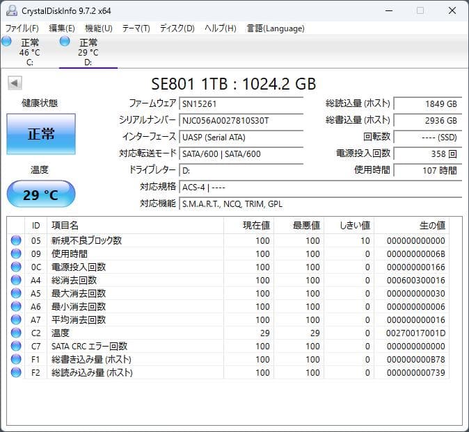 内蔵型SSD M.2 SSD 1TB SUNEAST
