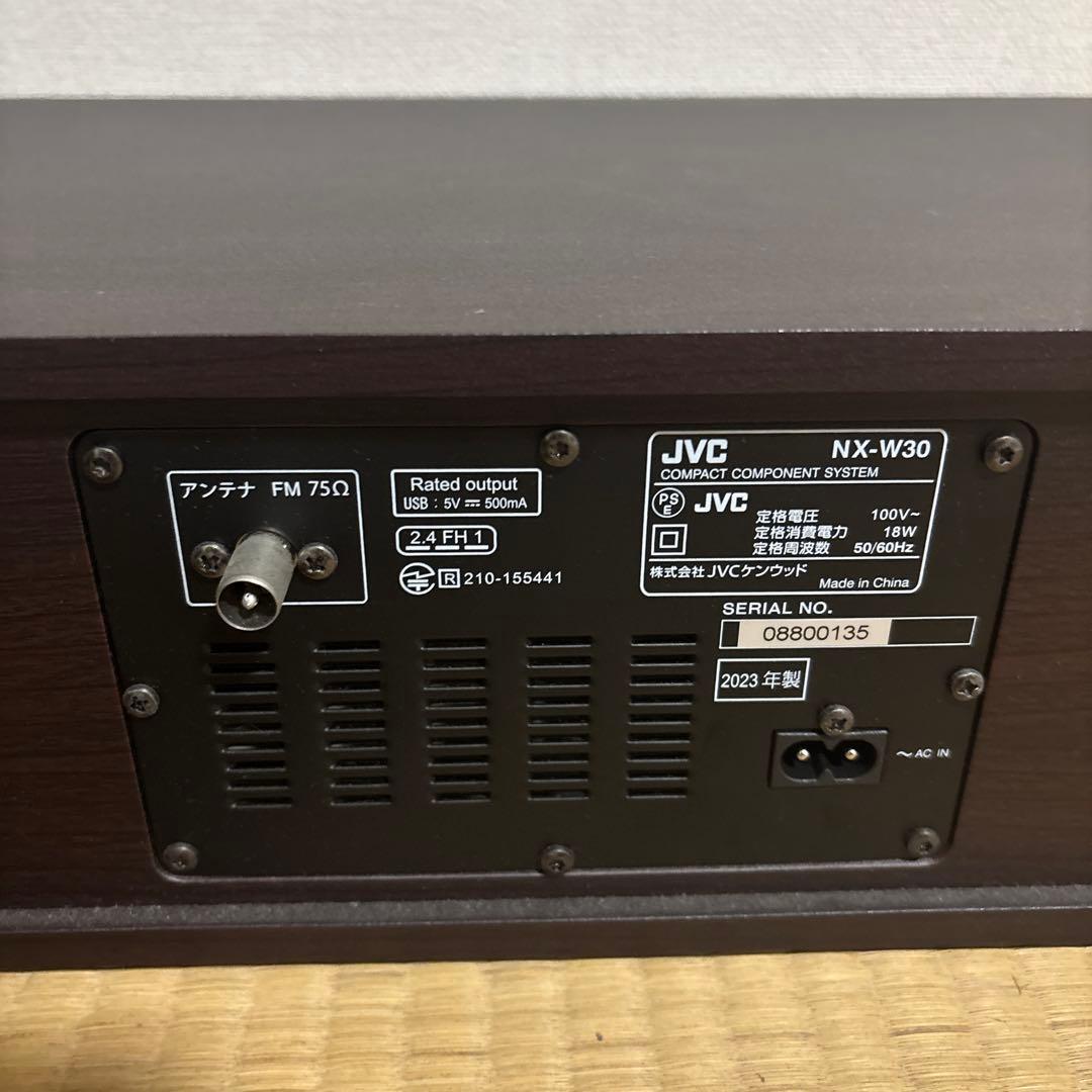 JVC NX-W30 ミニコンポ 2023年製