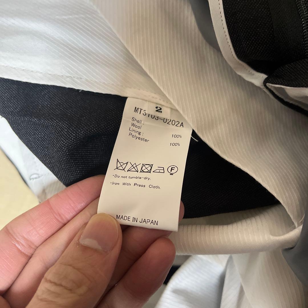 M*a様 マーティーアンドサンズ セットアップトラウザー2 ウールシャークスキン