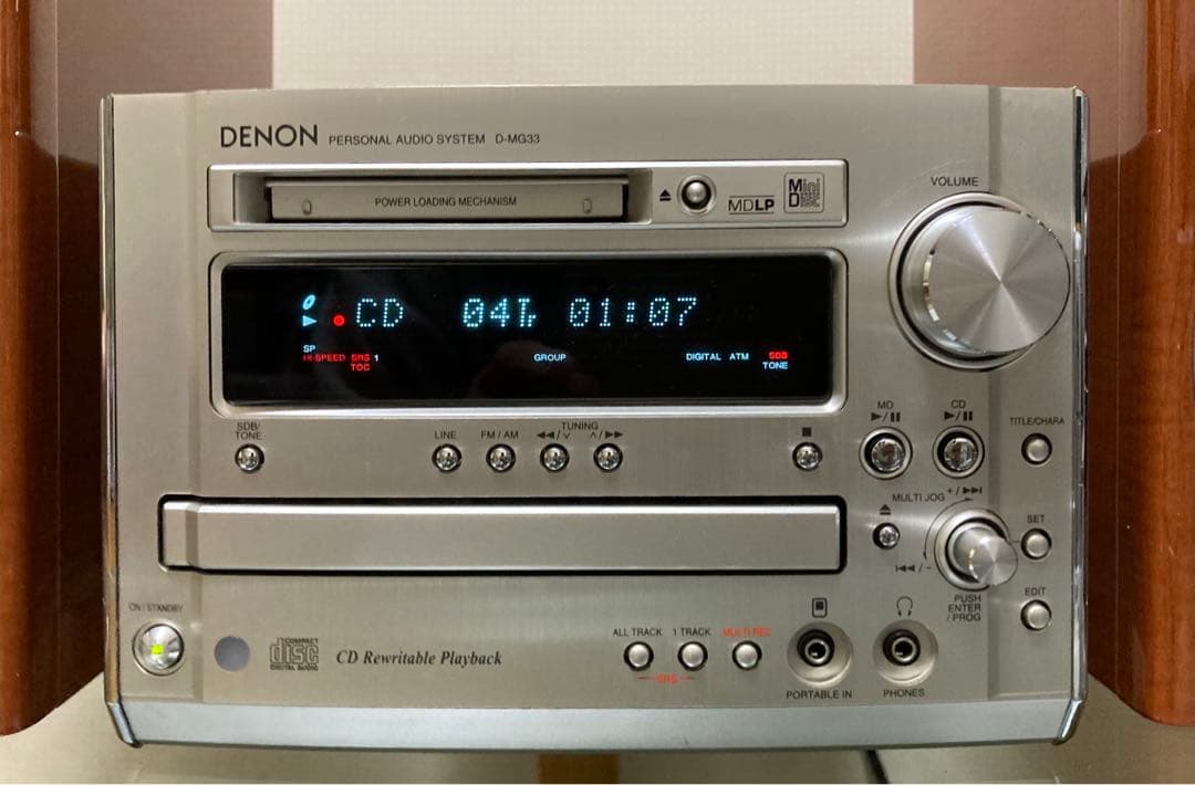 【良品】DENON・D-MG33・美音SC-M33スピーカー【希少説明書付】