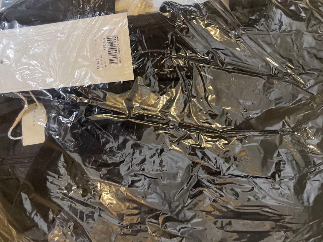 ワンピース Andmary Daisy velour mini dress / black