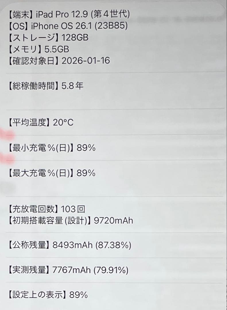 iPad Pro 12.9 第4世代 シルバー　128GB 超美品　#4