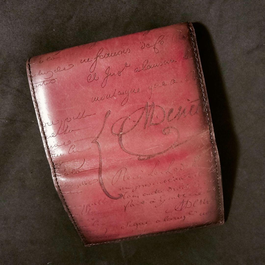 ベルルッティ Berluti カードケース 名刺入れ　赤