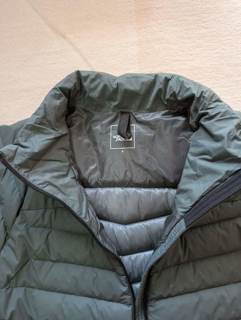 ノースフェイス　ダウンジャケット オリーブグリーン系 Sサイズ