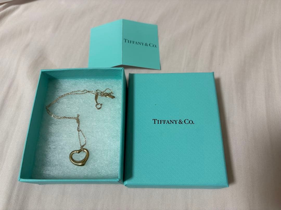 Tiffany & Co. ハート型ネックレス 箱付き