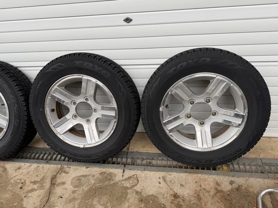 ジムニーJB23純正ホイールとスタッドレスタイヤ4本セット