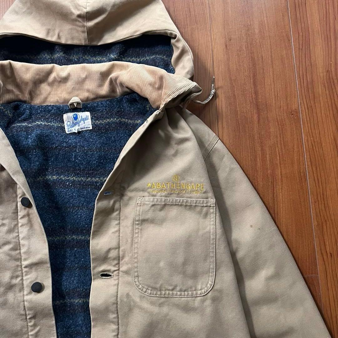 【希少】A BATHING APE チョアコート90s00s初期縄タグ　日本製