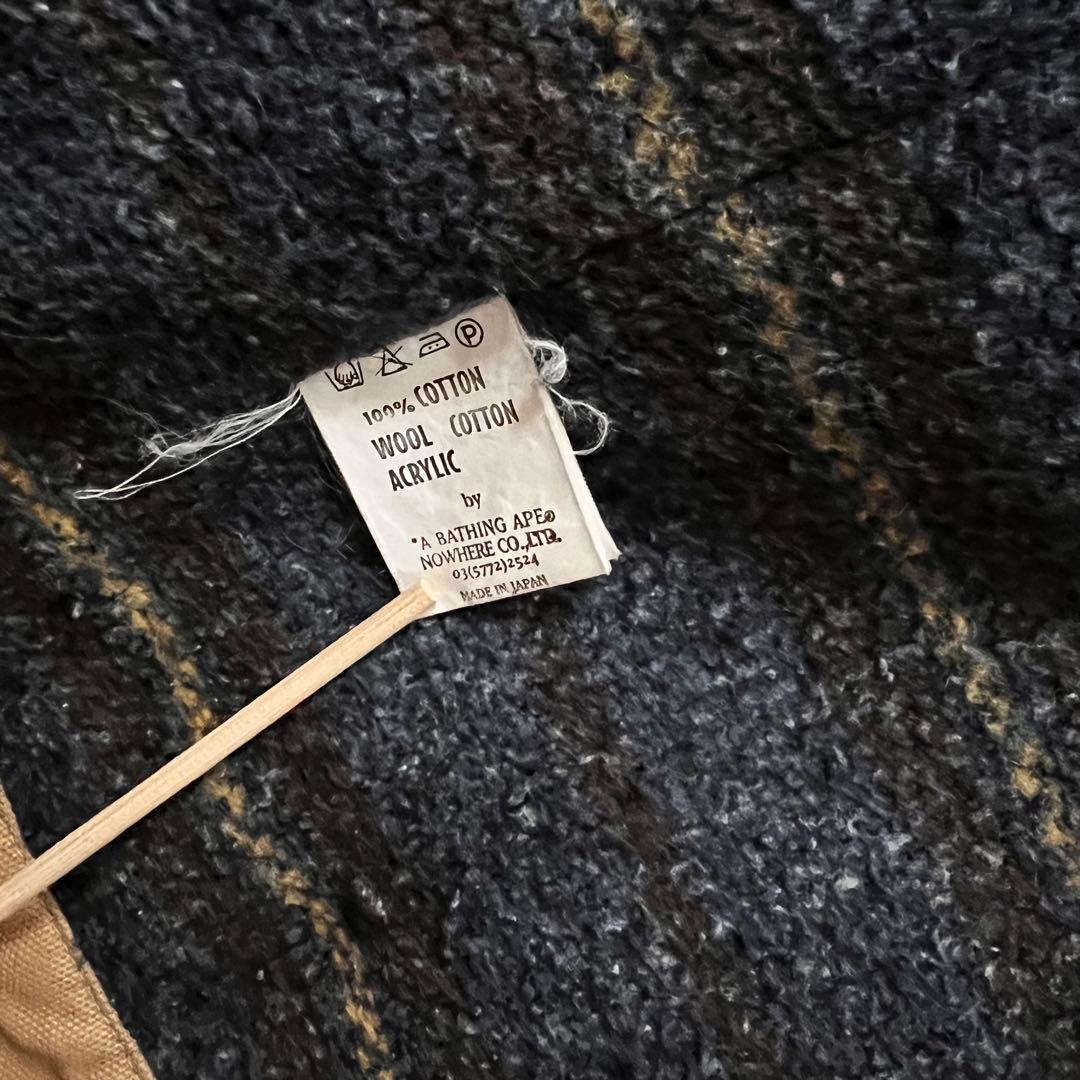 【希少】A BATHING APE チョアコート90s00s初期縄タグ　日本製