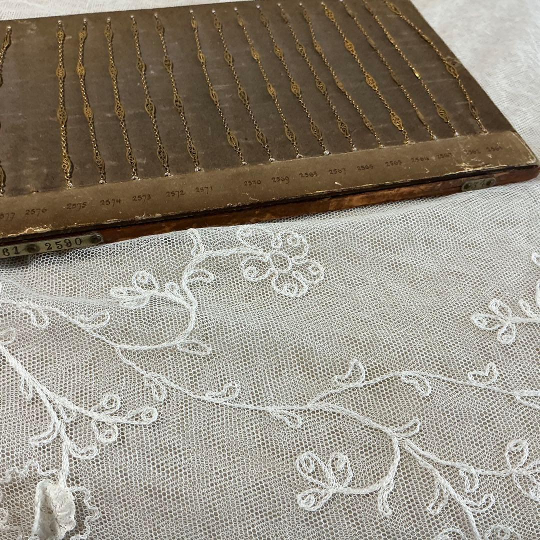 ＊希少＊　フランスアンティーク　フィリグリーチェーン　ジュエリー　サンプル　見本