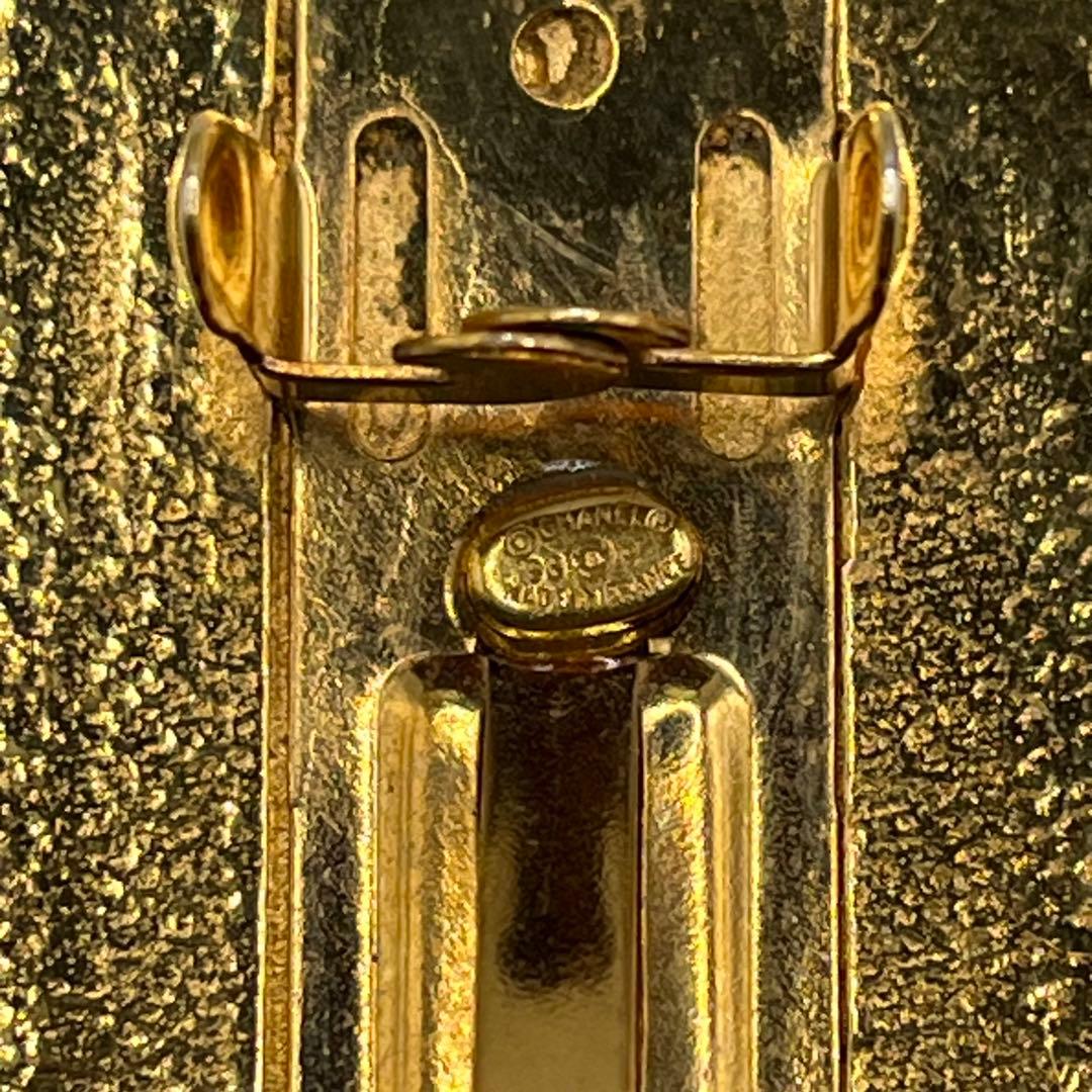 シャネル CHANEL ココマーク マトラッセ バレッタ 98P ゴールド