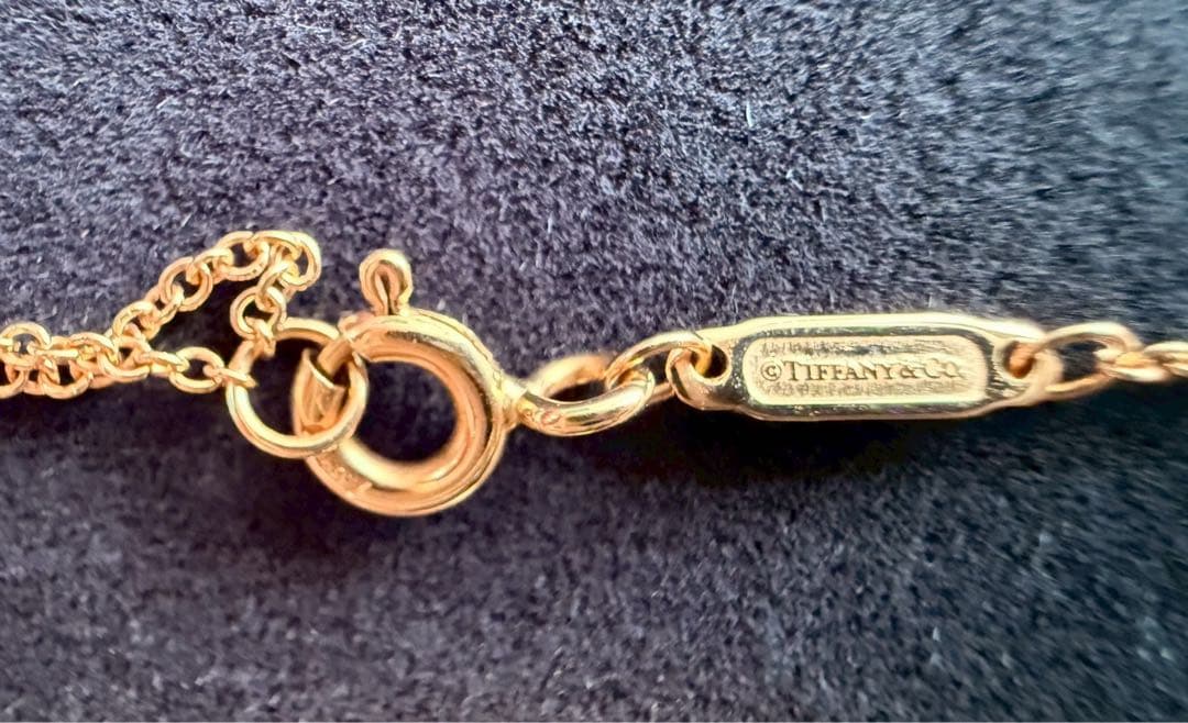 新品未使用 ティファニー スマイル ネックレス YG