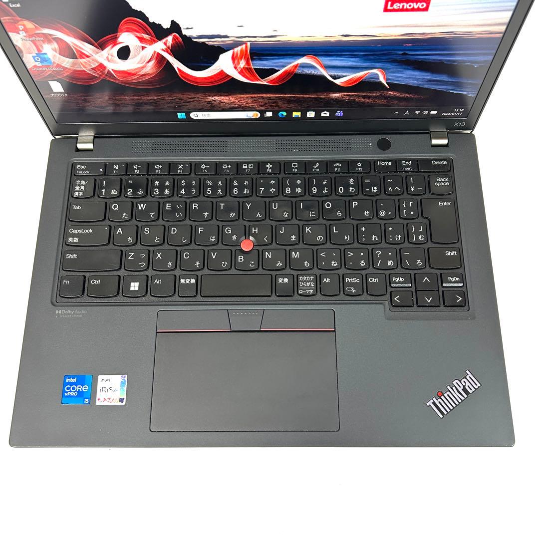 美品 Lenovo ThinkPad X13 Gen2 i5 256GB 8GB