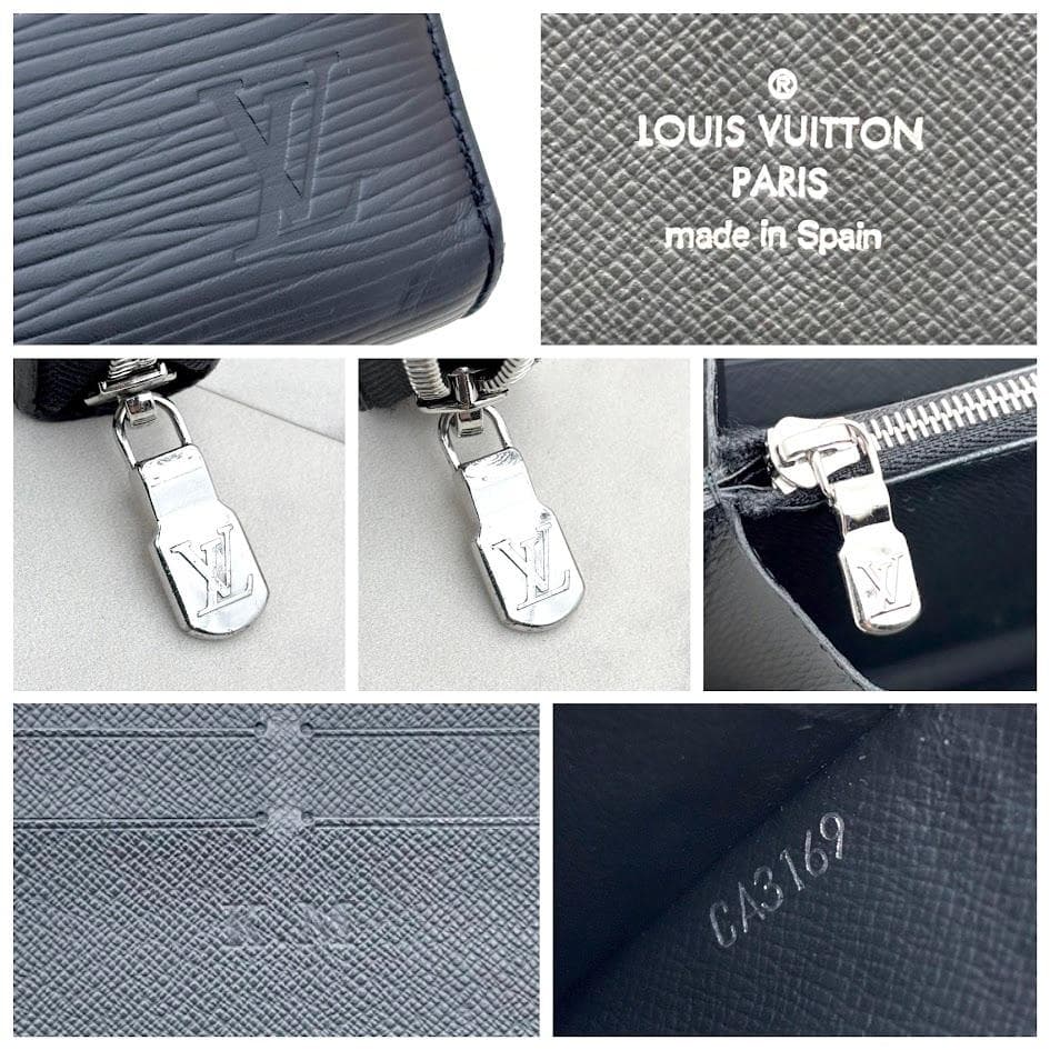 【極美品・新型】ルイヴィトン　エピ　ジッピーオーガナイザー　NM　ブラック