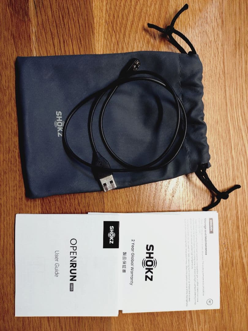 SHOKZ OPENRUN S803 骨伝導イヤホン レッド