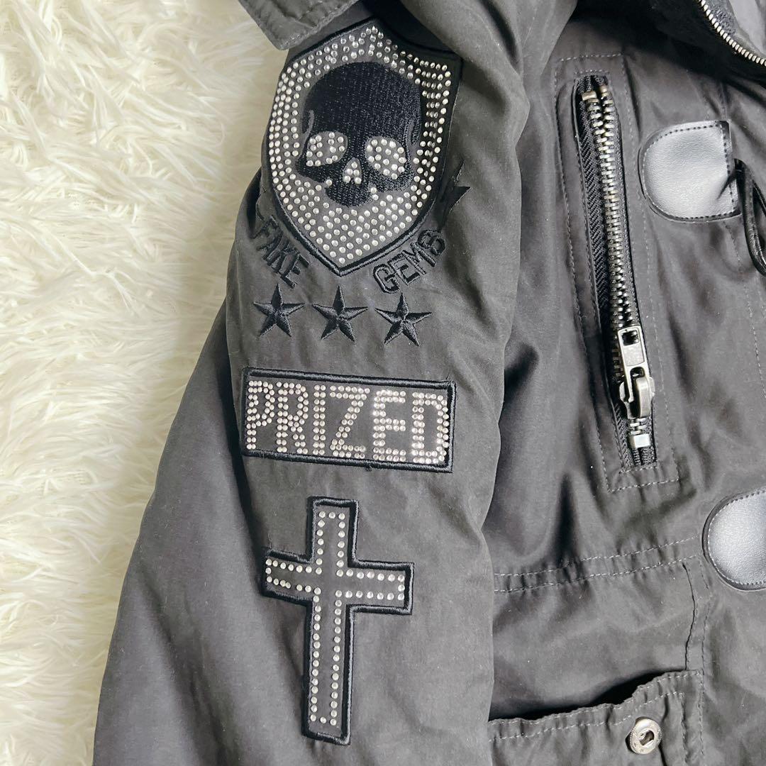 ジャケット・アウター Ghost of Harlem Y2K Skull Military Coat