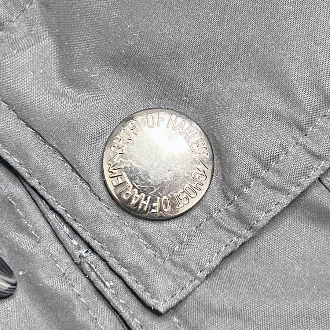 ジャケット・アウター Ghost of Harlem Y2K Skull Military Coat