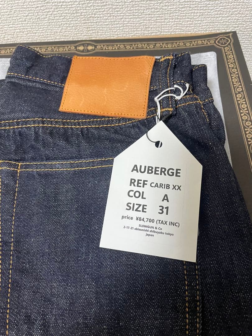 AUBERGE CARIB XX Indigo 新品未使用　サイズ31
