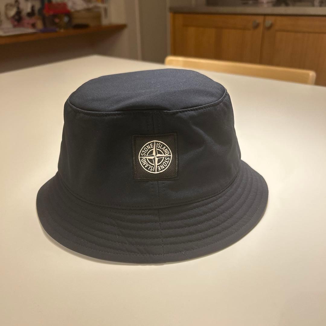 【未使用】STONE  ロゴパッチ付き バケットハット