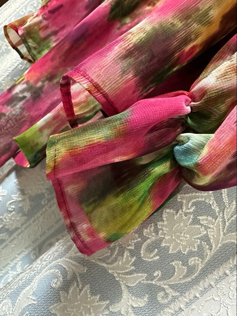 ダブルスタンダードクルージング ボウタイブラウス 38