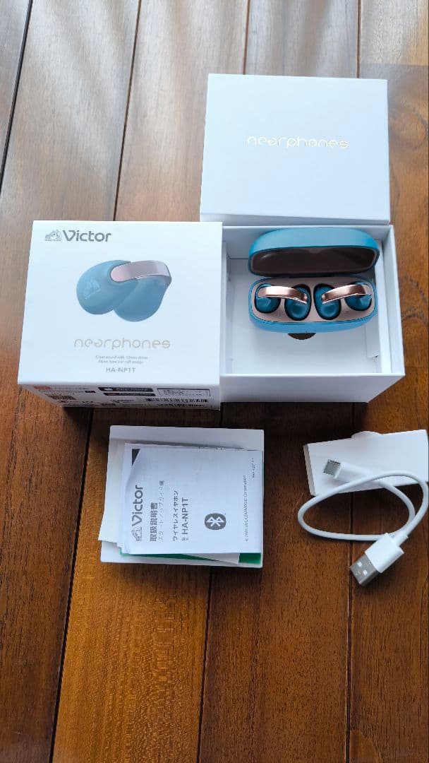 Victor HA-NP1T ワイヤレスイヤフォン ティールブルー