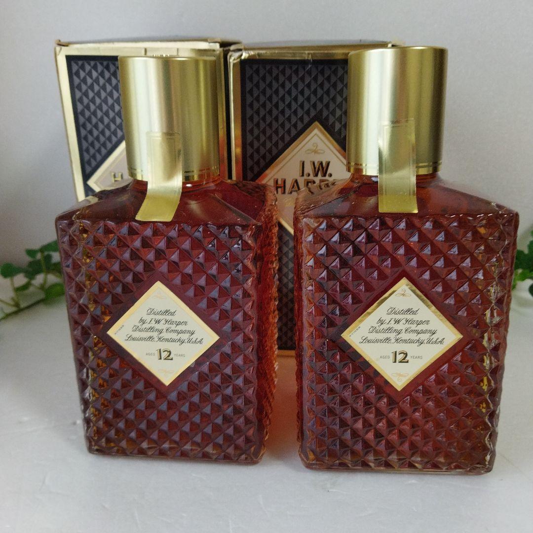 【未開栓】箱入り　2本　ハーパー　古酒　I.W.ハーパー 12年　HARPER