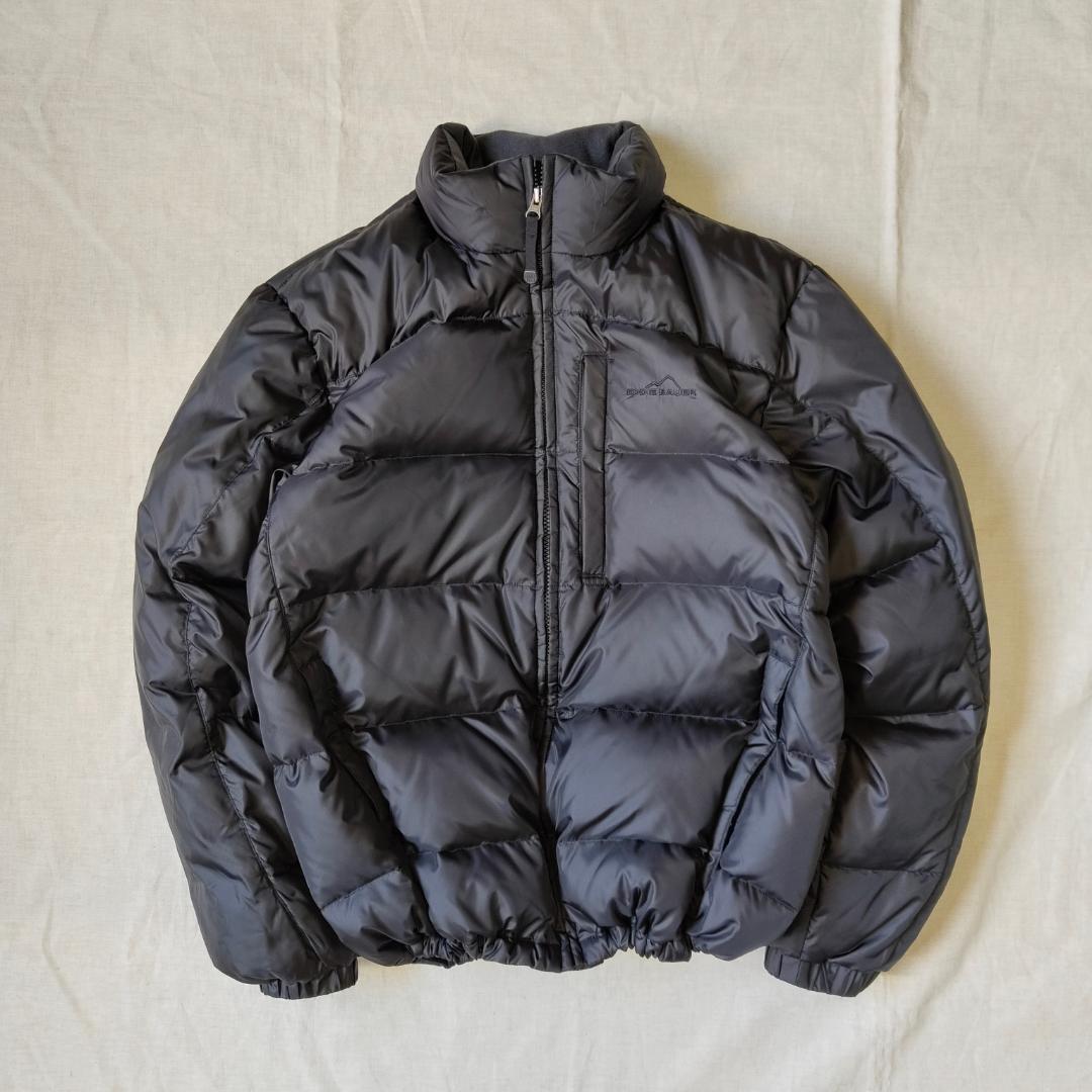 00s Eddie Bauer グースダウン パファージャケット ブラック 黒