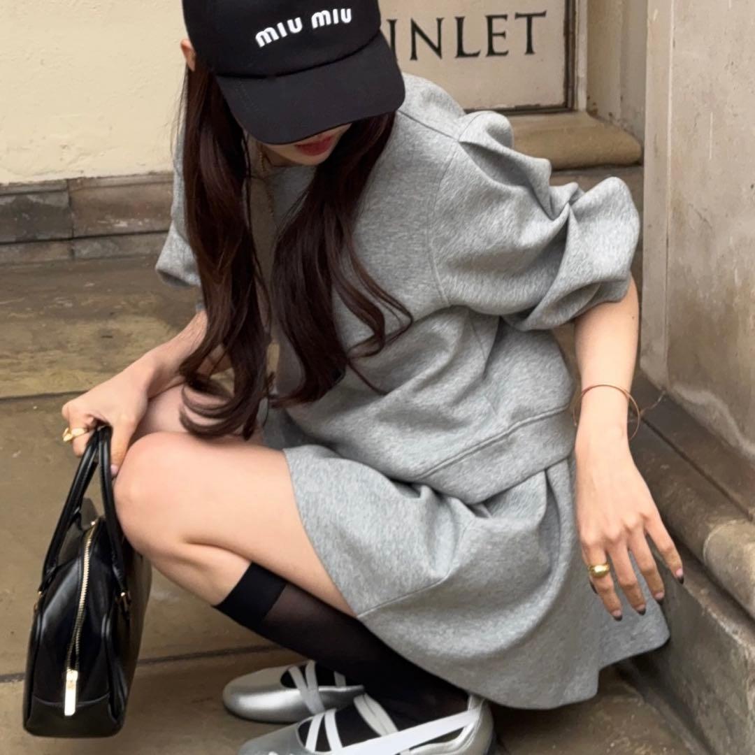 スカート THE TOE Dumbo Mini Skirt Grey