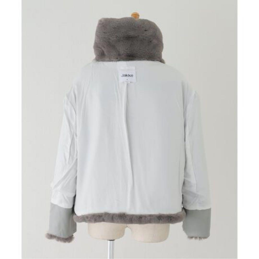 Jakke ジャッキー グレー ファーコート Mサイズ
