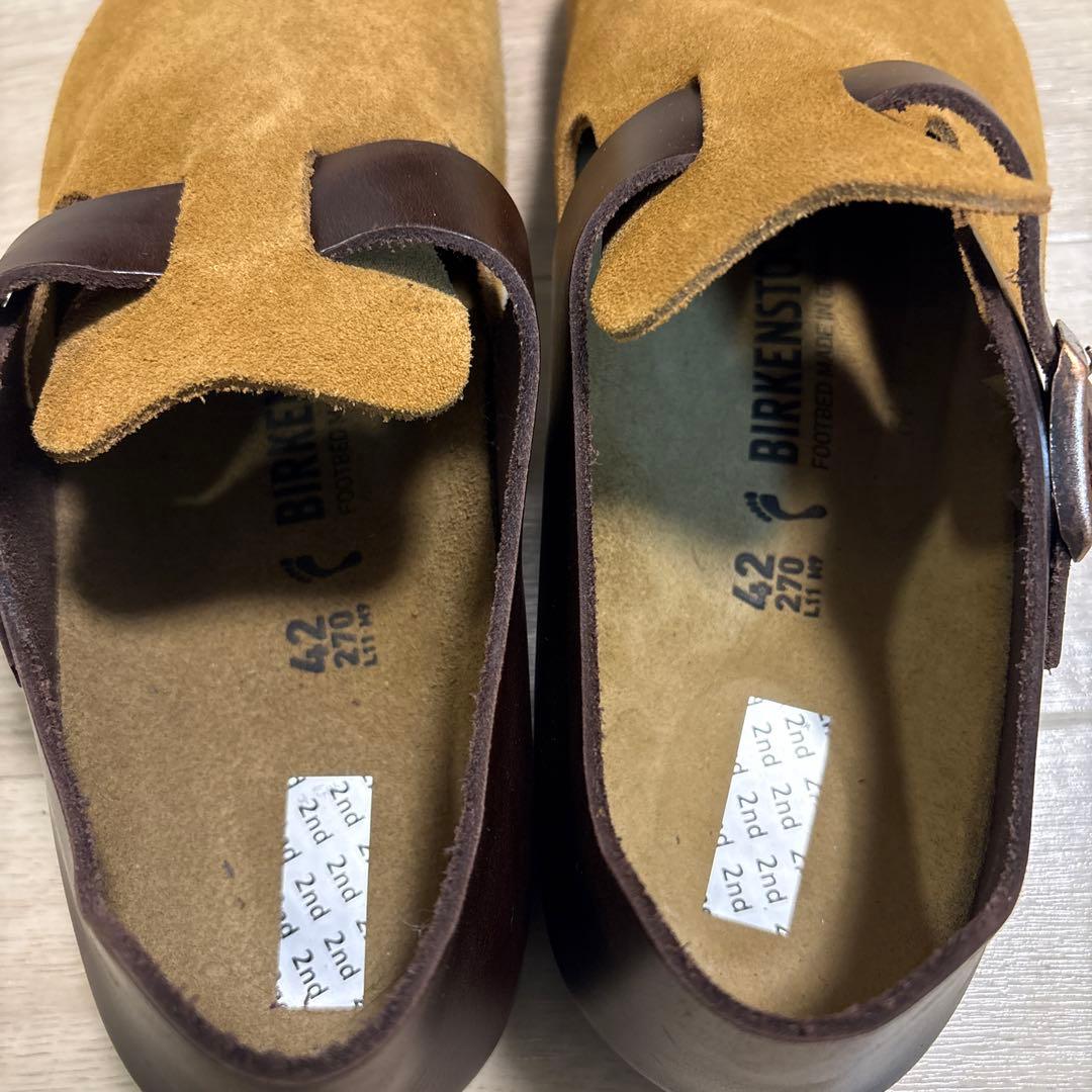 【試着のみ】ビルケンシュトック　ロンドンレザー　メンズ　27cm ナロー