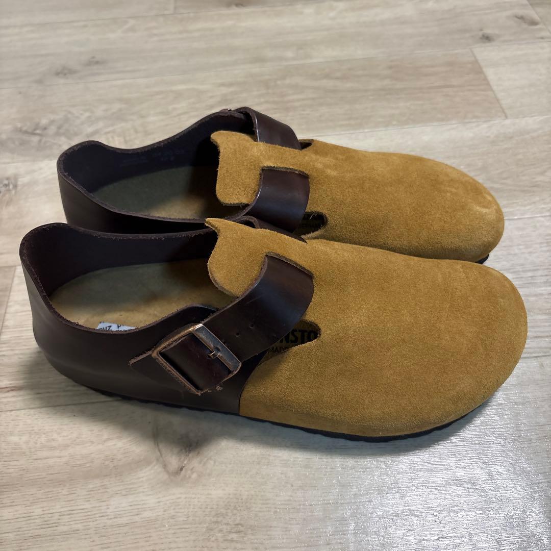 【試着のみ】ビルケンシュトック　ロンドンレザー　メンズ　27cm ナロー