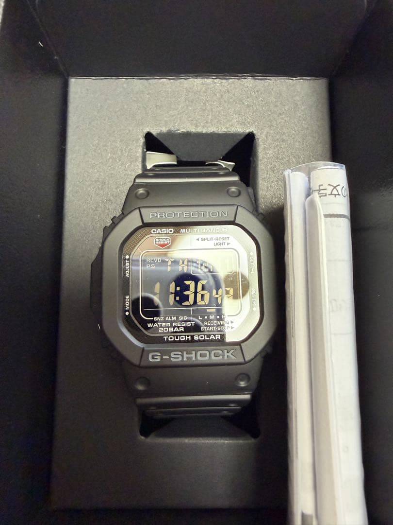 【G-SHOCK 】GW-M5610U-1BJF ブラック デジタル腕時計