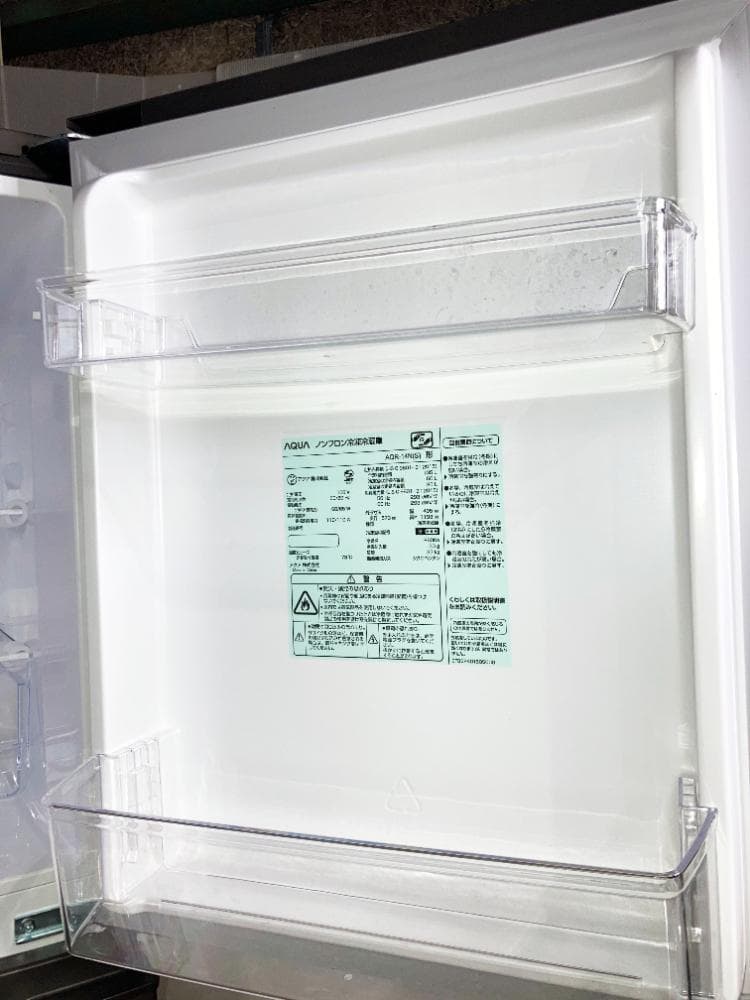 ★2023年製★AQUA 135L 冷蔵庫【AQR-14N-S】ER03