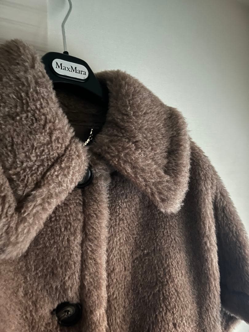 マックスマーラ テディベア カシミヤケープ ニューテルツォ 定価356,400円