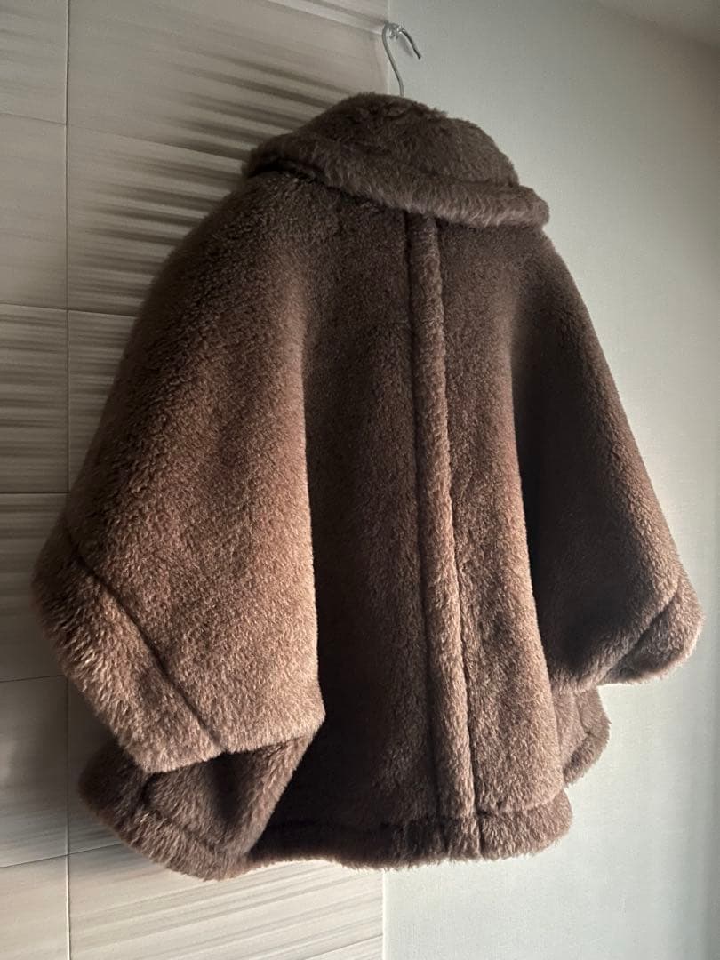 マックスマーラ テディベア カシミヤケープ ニューテルツォ 定価356,400円