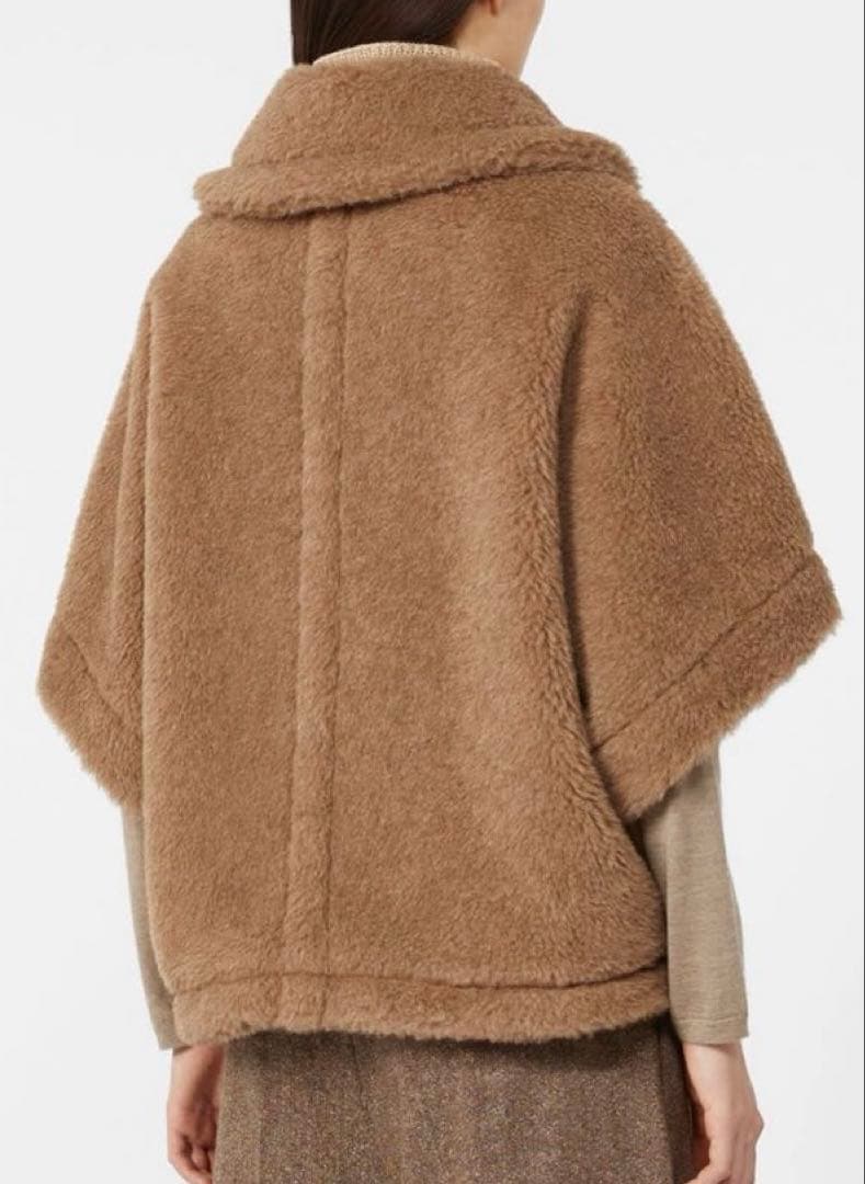 マックスマーラ テディベア カシミヤケープ ニューテルツォ 定価356,400円