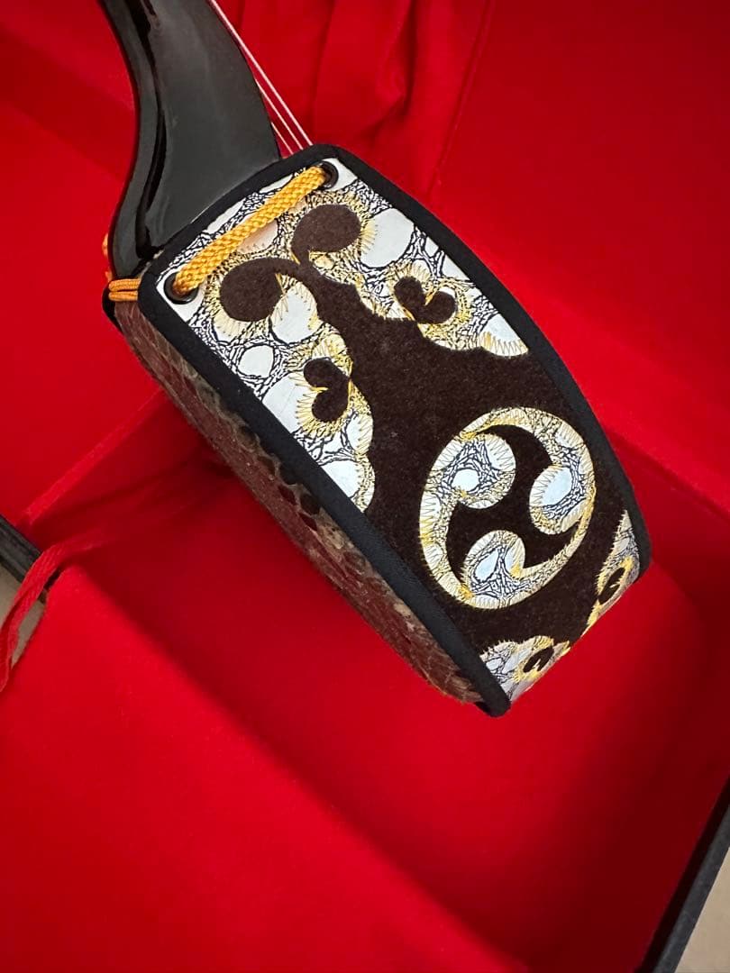 三線 本皮 守礼印 ケース付き