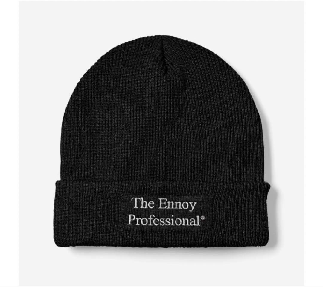 帽子 ENNOY PROFESSIONAL KNIT CAP BLACK
