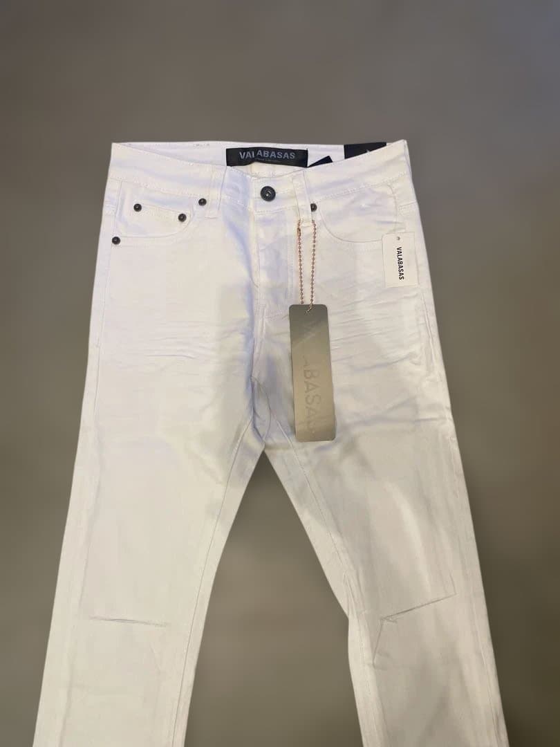 VALABASAS バラバサス ホワイト スキニーデニム　28