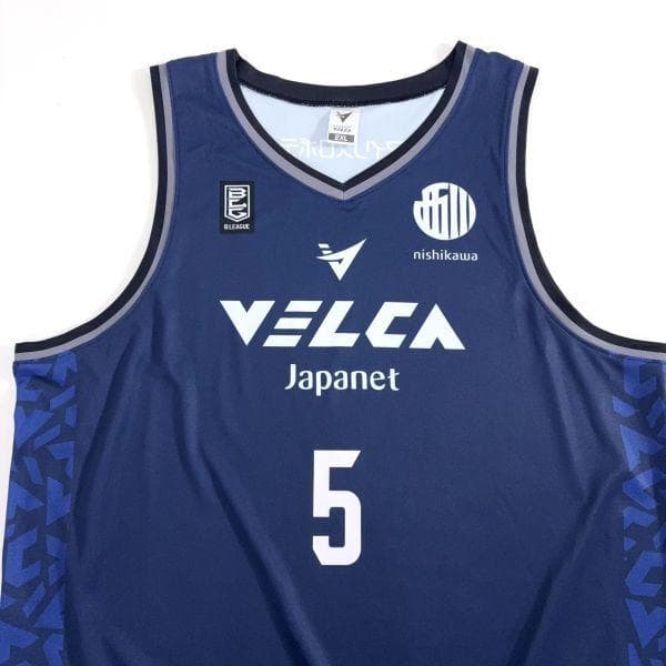 長崎ヴェルカ レプリカ バスケット ユニフォーム 5 マットボンズ 2XLサイズ