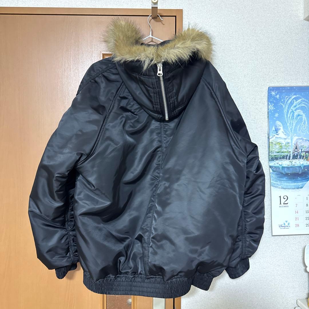 jouetie ルーズN-2Bブルゾン ファーフード付き