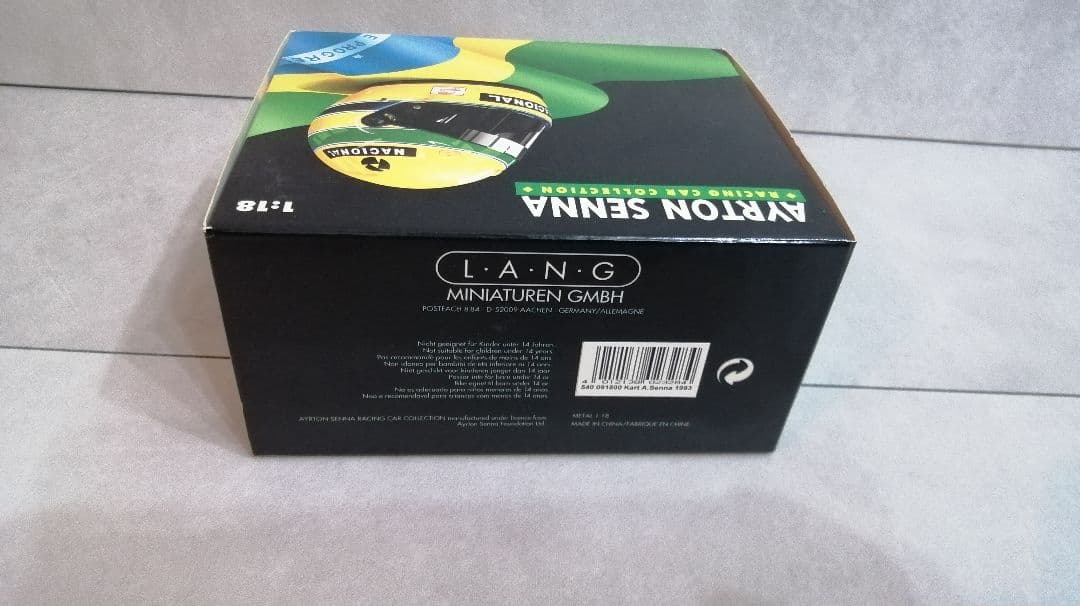 アイルトン・セナ カートモデル 1/18スケール