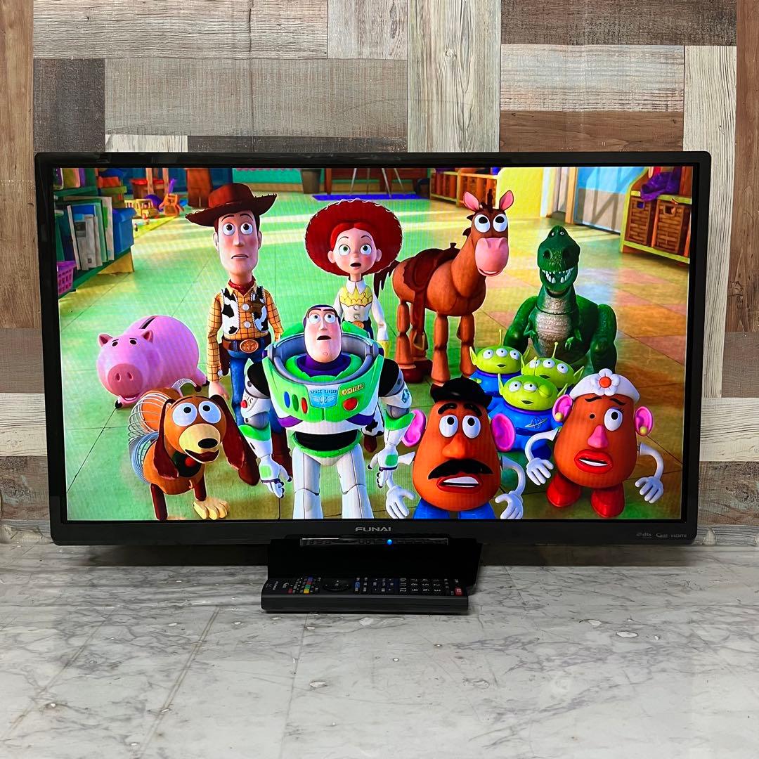 junzoさん専用直接受渡フナイ32V型液晶テレビ録画機能付。見ながら録画も可能