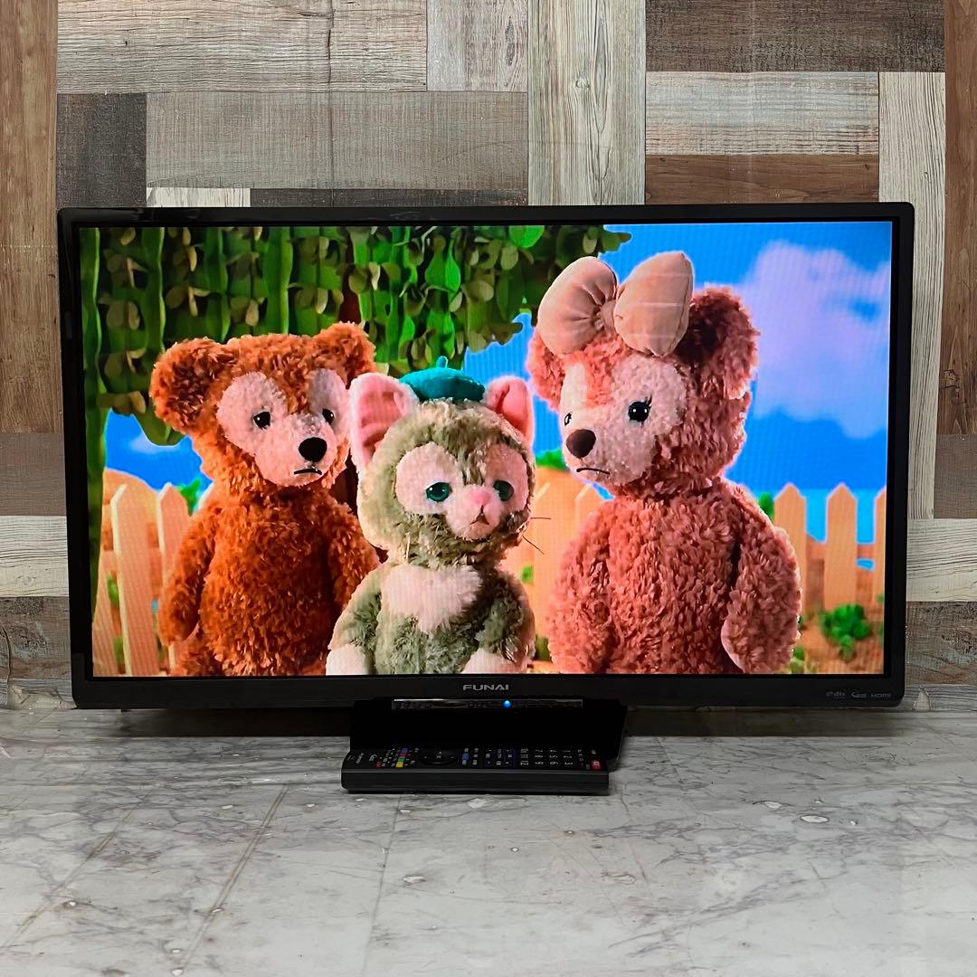 junzoさん専用直接受渡フナイ32V型液晶テレビ録画機能付。見ながら録画も可能