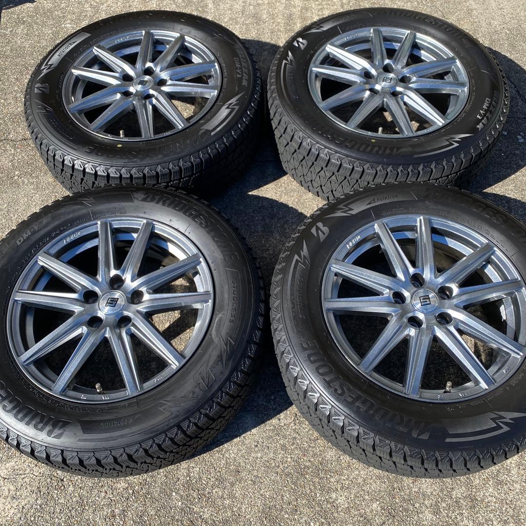 ◇中古溝有ブリヂストン225/65R17 ブリザックスタッドレスセットハリアー