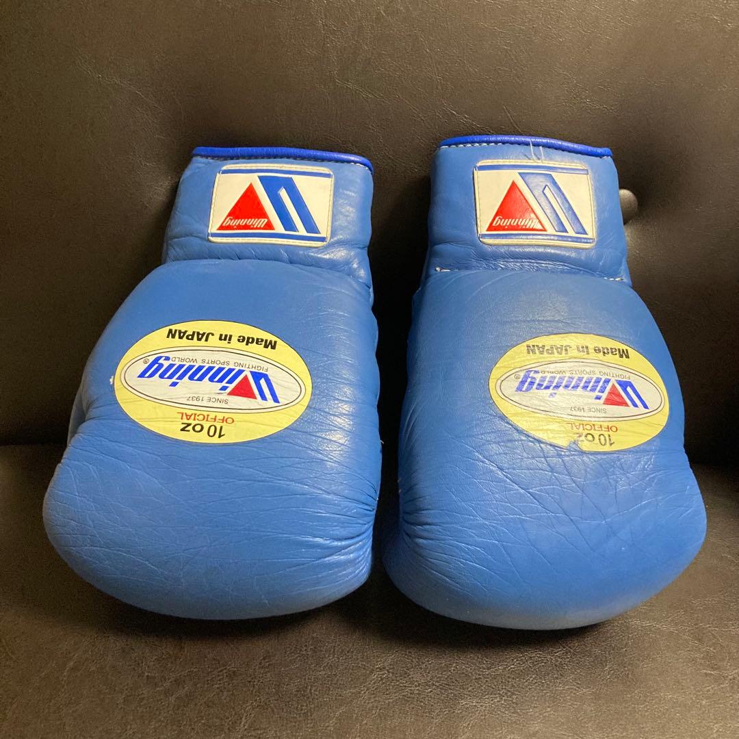 Winning ボクシンググローブ 10oz 紐式 日本製