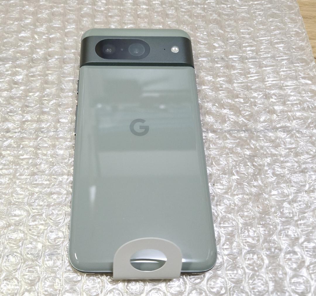 美品 Google Pixel8 128GB ヘーゼル SIMフリー 画面新品