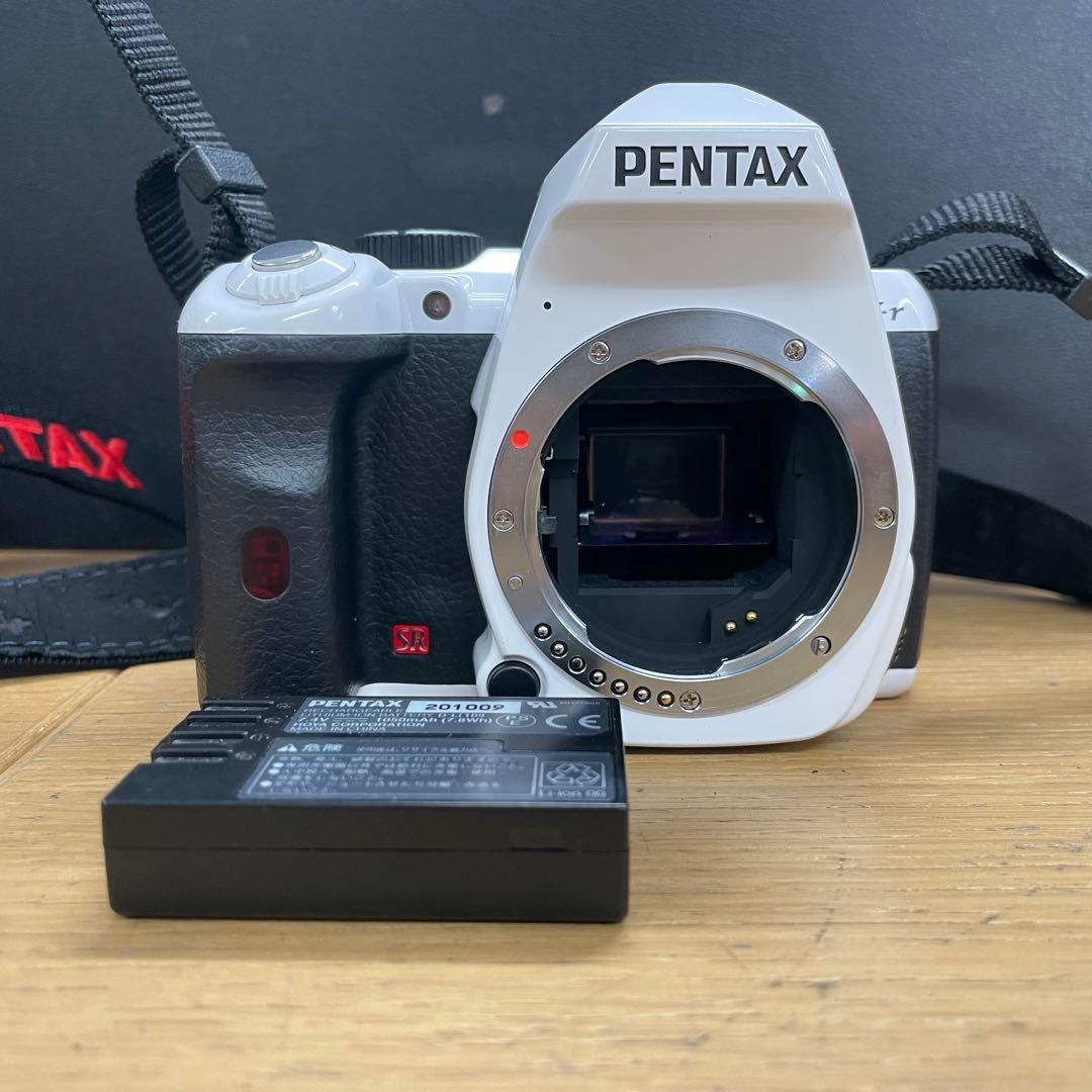 動作品 Pentax K-R ホワイト ボディ デジタル一眼レフ