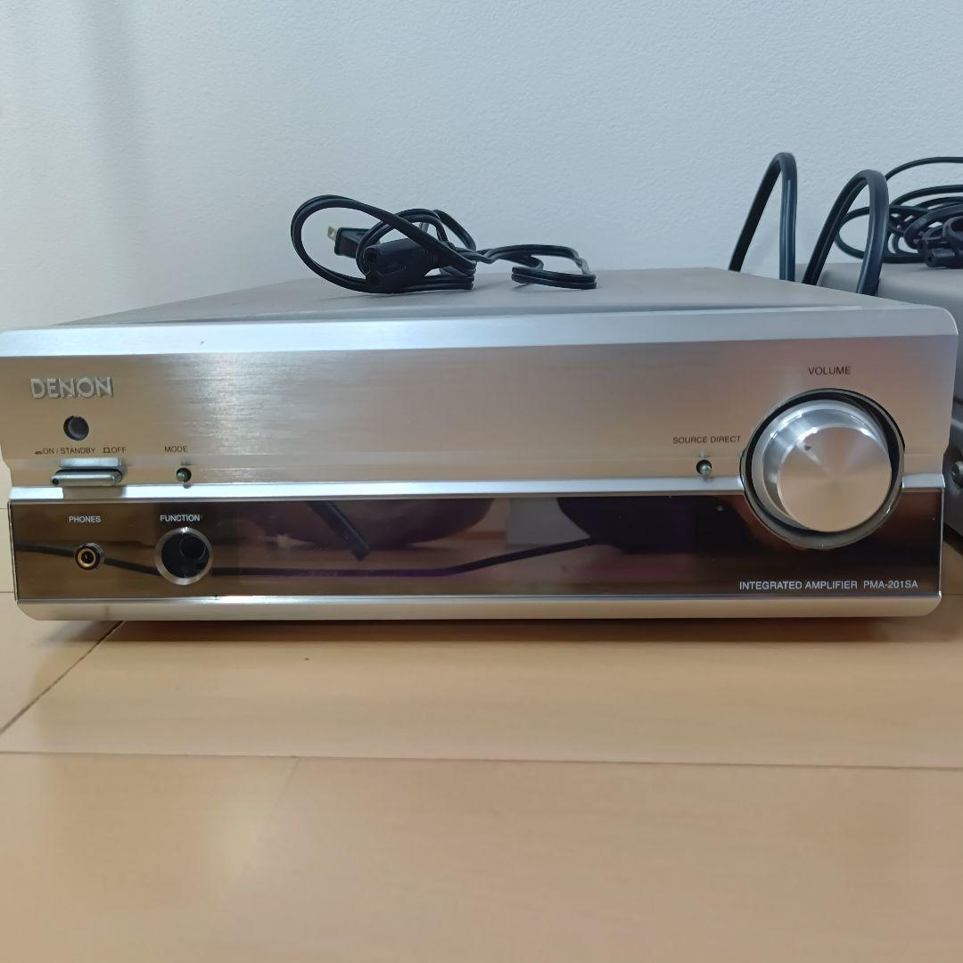 DENON PRESTA201SAシリーズ システムコンポ通電確認アンプCDMD