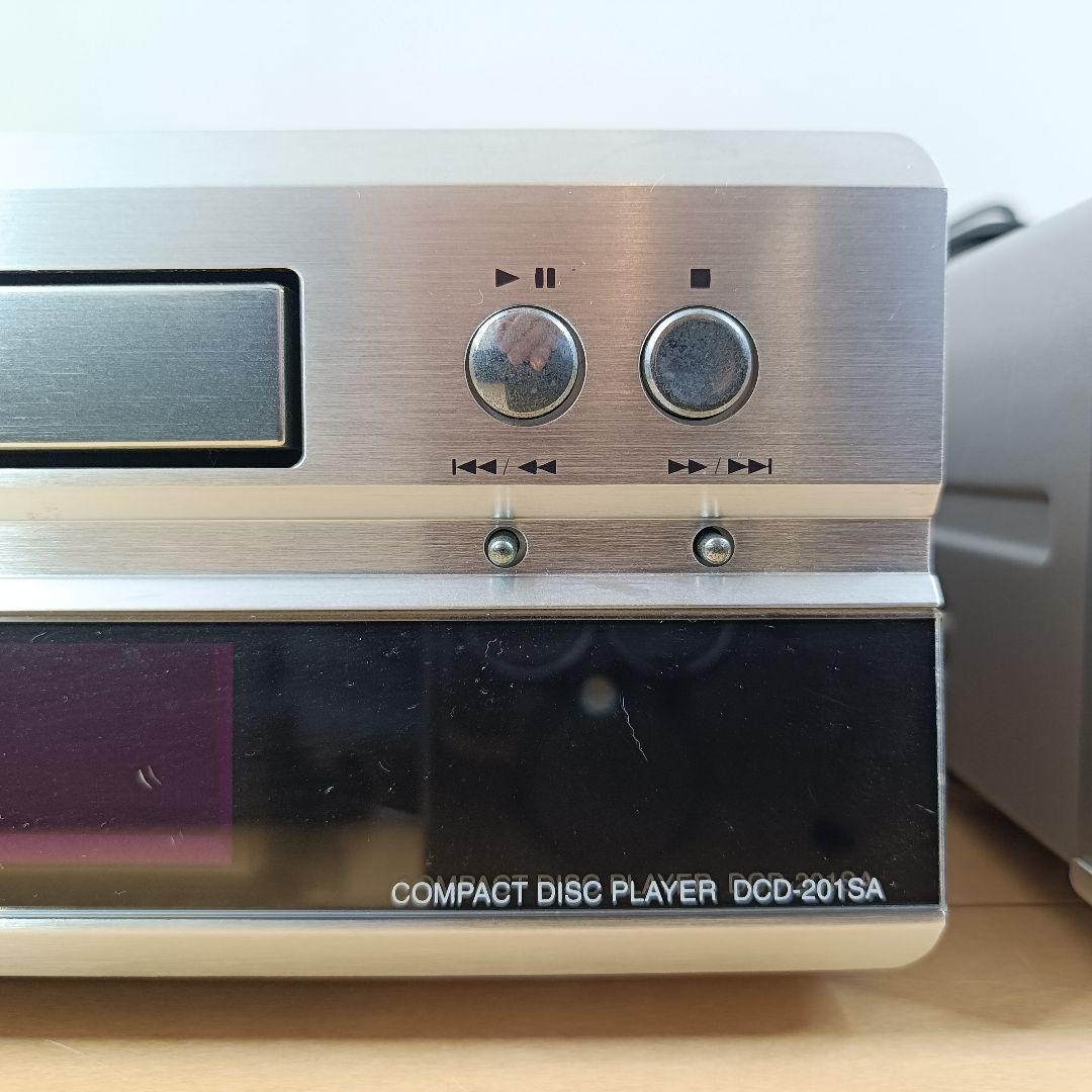 DENON PRESTA201SAシリーズ システムコンポ通電確認アンプCDMD