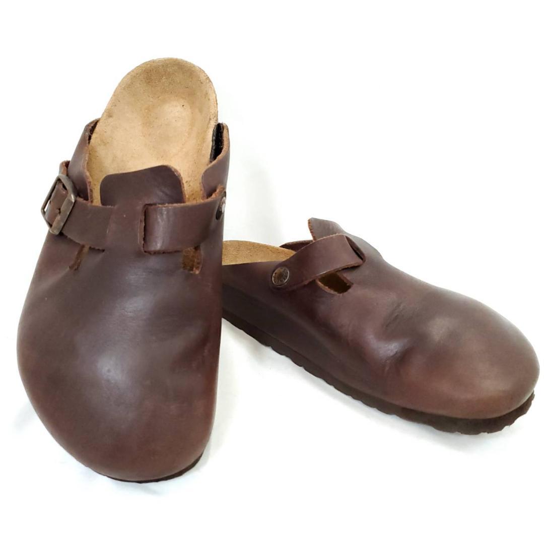 ビルケンシュトック　美品　ボストン　オイルドレザー　本革　25cm